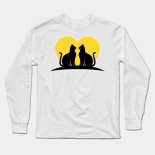 music man cat Long Sleeve T-Shirt by FLOWER--ART